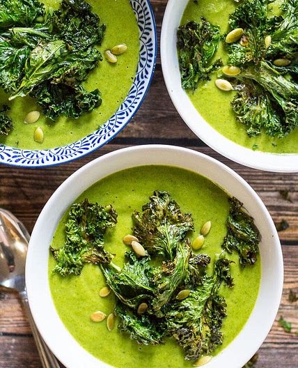 Green Goddess Vegan Broccoli Soup
