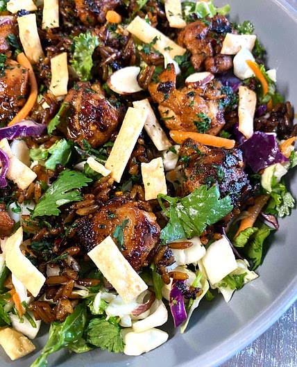 Blackstone Chili Crisp Chicken Salads