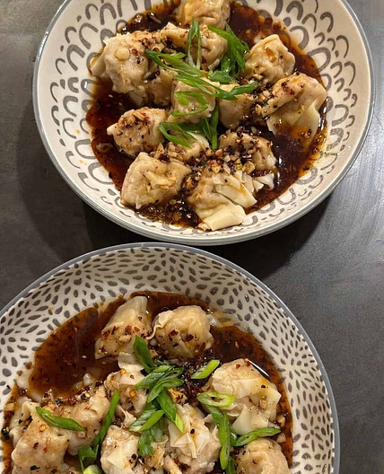 Spicy Wontons (Din Tai Fung Copycat)