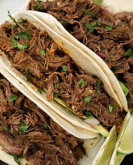 Instant Pot Mexican shredded Beef Tacos Recipe