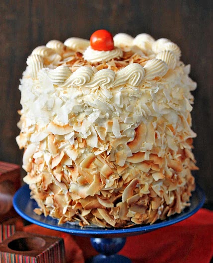 Carrot Cake with Coconut Cream Cheese Buttercream