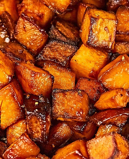 Honey Roasted Sweet Potatoes