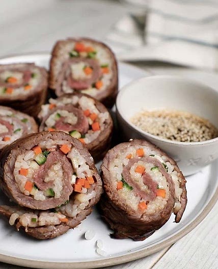 Beef Sushi Rolls