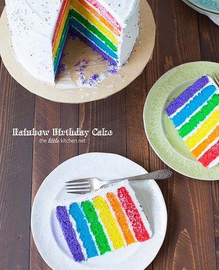 Rainbow Birthday Cake