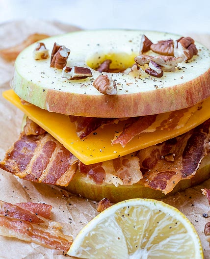 Apple + Bacon Sandwiches