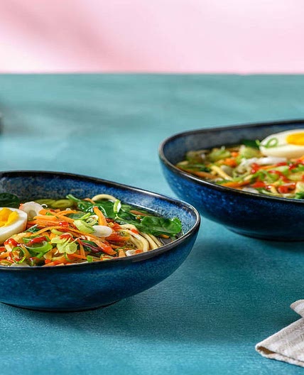 Souped-Up Ramen-Style Noodle Bowl Serves 1 | Make your lunchmate jealous with this tasty soup