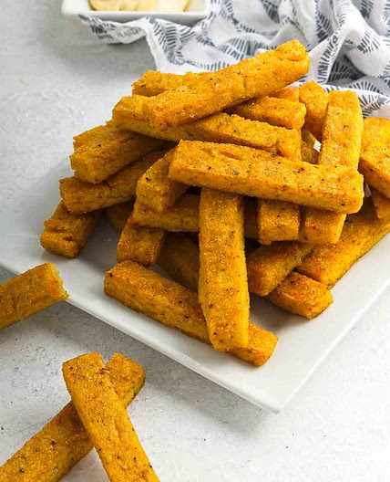Crispy Baked Vegan Polenta Fries Recipe