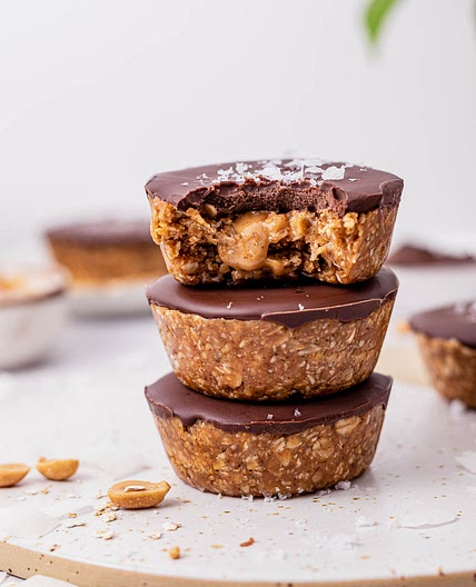 Chocolate Peanut Butter Oat Cups