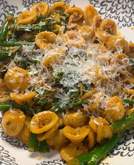 Sundried Tomato Broccolini Orecchiette