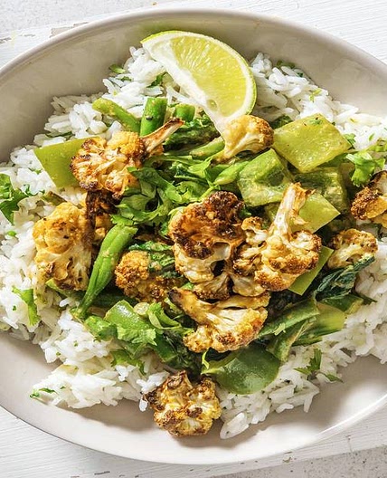 Thai Style Veggie Curry with Jasmine Rice