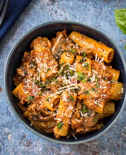 One Pot Rigatoni