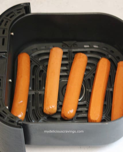 Air Fryer Hot Dogs