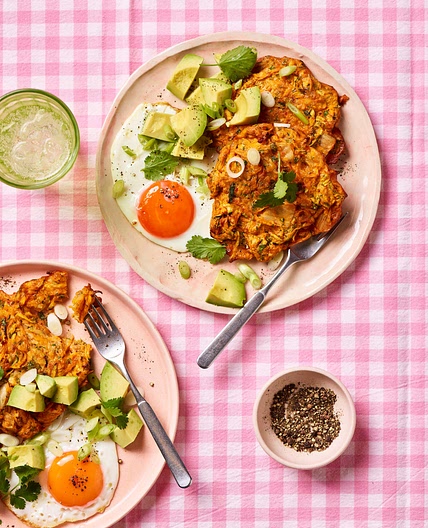 Air Fryer Kimchi Fritters