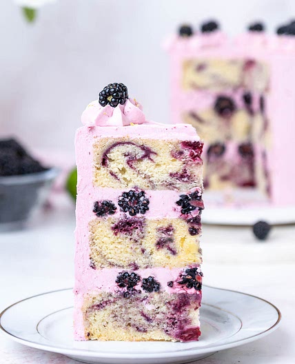 Blackberry Lime Cake