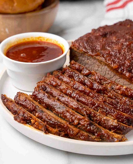 Slow Cooker BBQ Beef Brisket