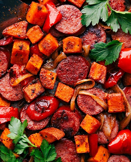 Sweet Potato and Sausage