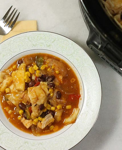 Crock-Pot Chicken Enchilada Casserole Recipe