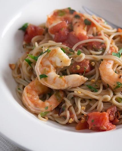 Capellini & Shrimp Fra Diavolo