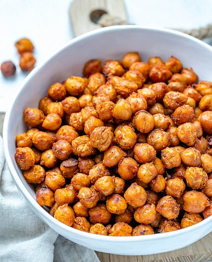 Roasted BBQ Chickpeas