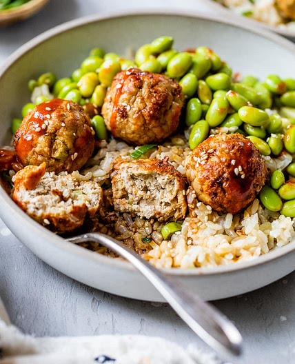 Air Fryer Asian Meatballs