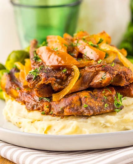 Slow Cooker Apple Butter Pork Chops