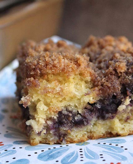 Blueberry Sour Cream Coffee Cake (Dairy)