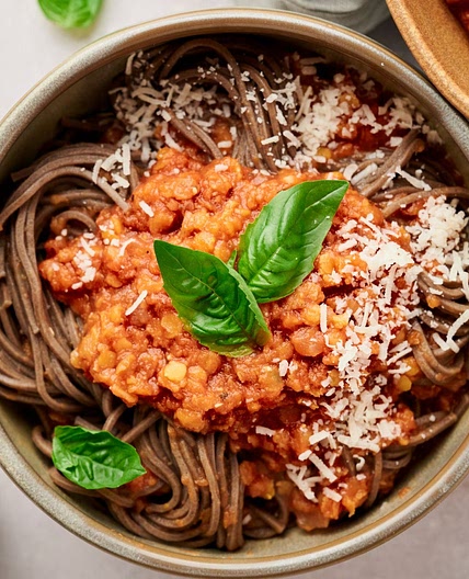 Slow Cooker Vegan Lentil Ragu
