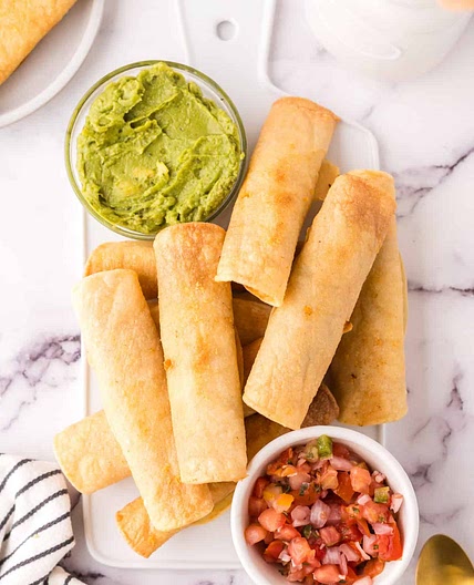Leftover Turkey Taquitos