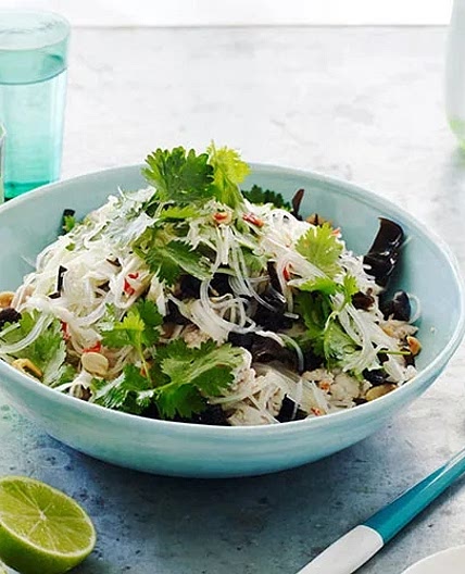 Yum woon sen (Thai glass noodle salad)