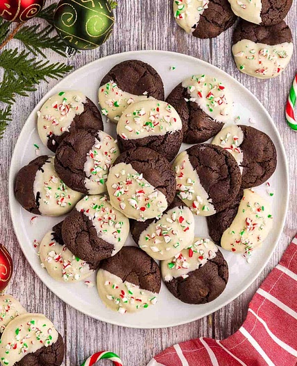 Chocolate Peppermint Cookies