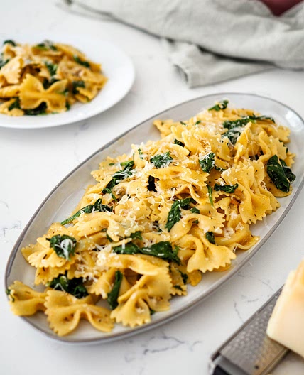 Creamy Cajun Spinach Pasta for Two