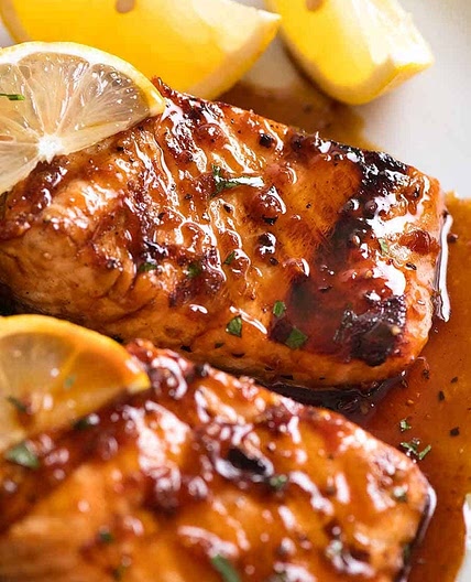Marinated Grilled Salmon