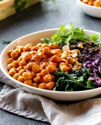 Masala Chickpea Buddha Bowl