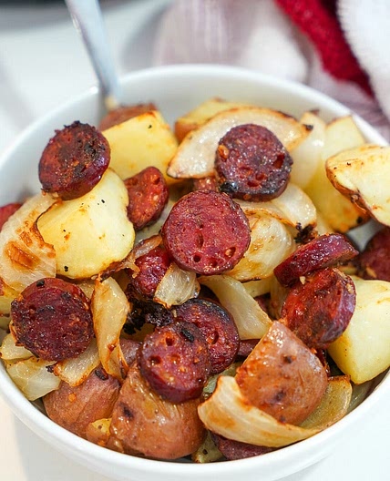 Air Fryer Sausage and Potatoes Recipe