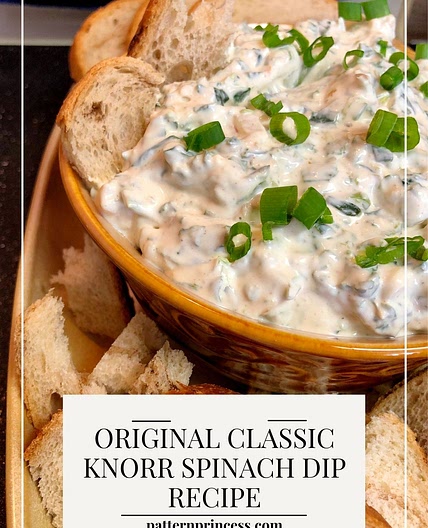 Original Classic Knorr Spinach Dip Recipe
