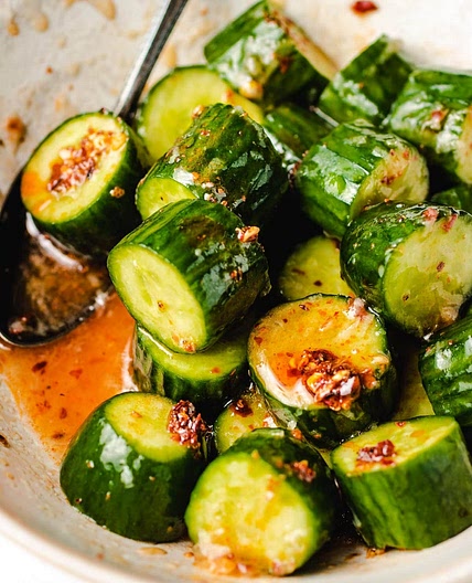 Asian cucumber salad recipe