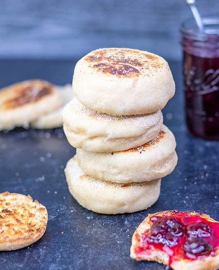 Sourdough English Muffins