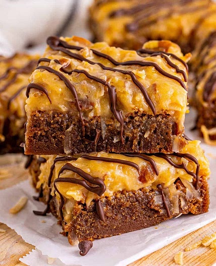 German Chocolate Brownies