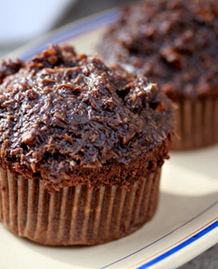 German Chocolate Cupcakes