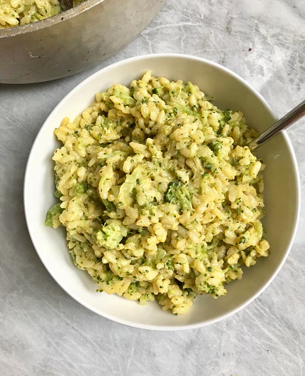 Broccoli “Cheddar” Risotto