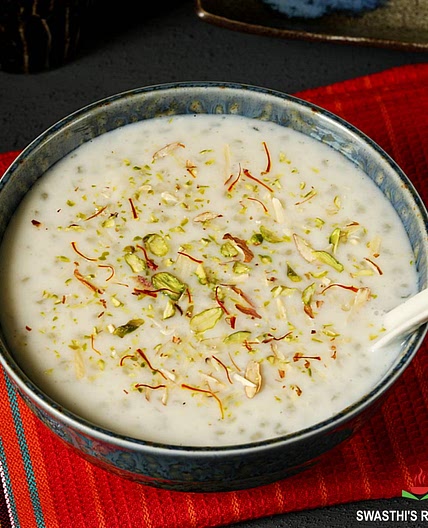 Sabudana Kheer Recipe (Sago Kheer)