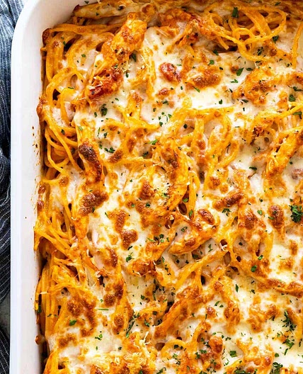 Baked Chicken Spaghetti
