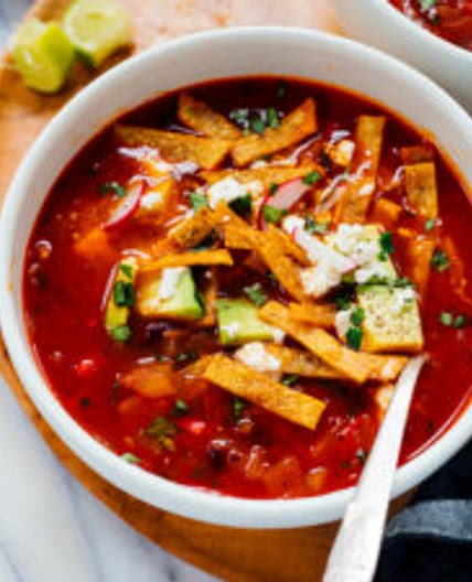 Vegetarian Tortilla Soup