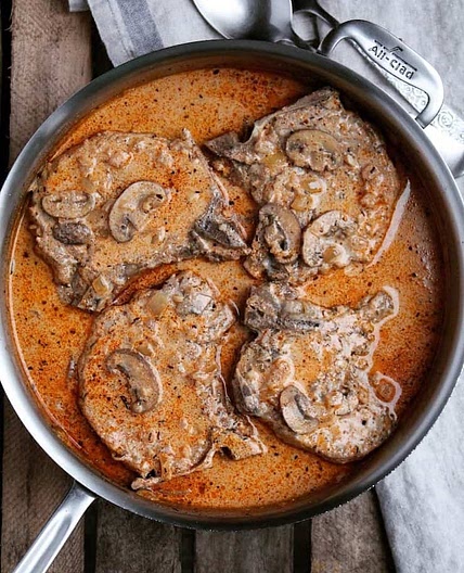 Creamy Cajun Pork Chops