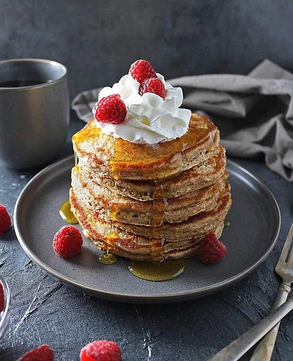 Easy Gluten Free Oatmeal Pancakes