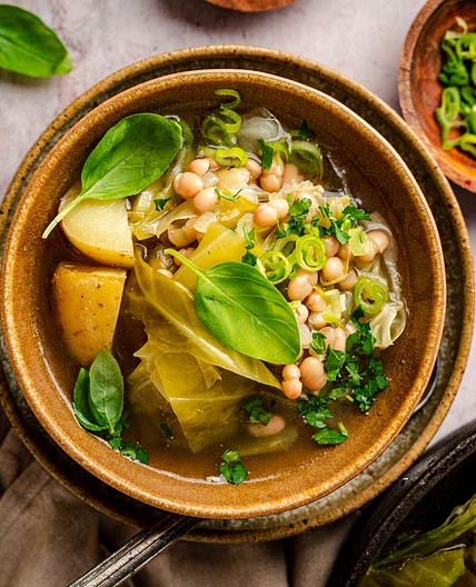Cabbage And White Bean Soup