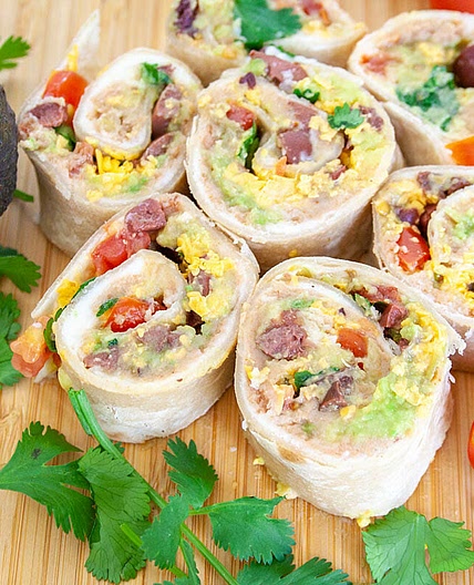 Vegan Mexican Pinwheels