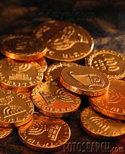 Chocolate Mint Chanukah Gelt