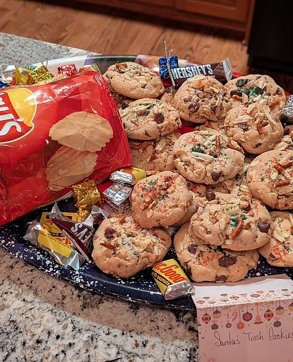 Santa's Trash Cookies