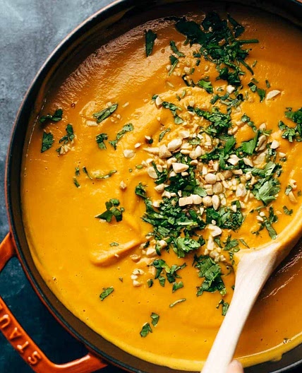 Spicy Instant Pot Carrot Soup